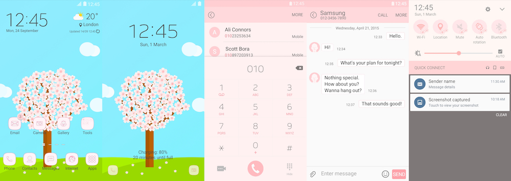 Samsung Galaxy Theme - [MINU]PinkBlossom