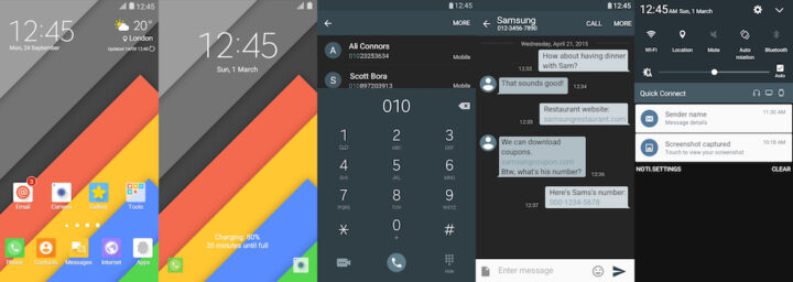 Samsung Galaxy Theme - Material Grace Dark
