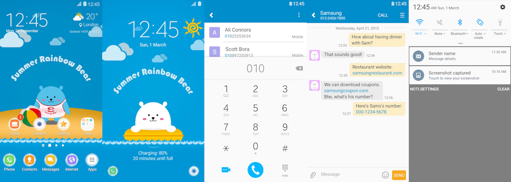 Samsung Galaxy Theme - SummerBEAR