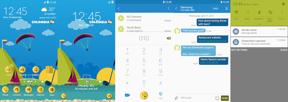 Samsung Galaxy Theme - Tema Deportes Colombia