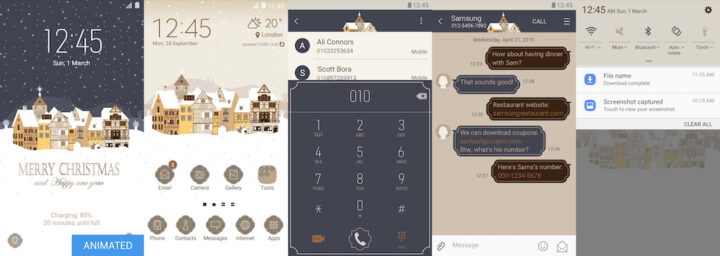 Samsung Galaxy Theme - Snow City (Live)