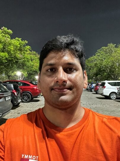 Apple iPhone 13 Pro Max Camera Sample - Front Selfie Low-Light Night Mode