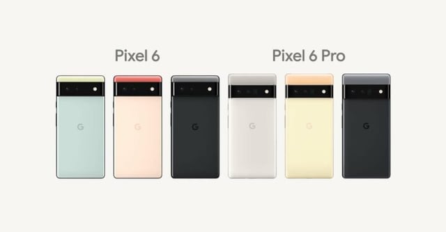 Google Pixel 6 Series Colours