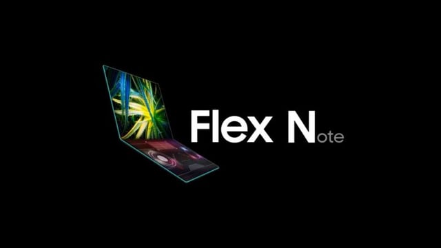Samsung Flex Note OLED Display