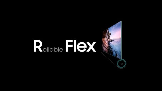 Samsung Rollable Flex OLED Display