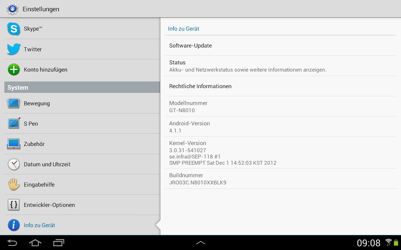 Samsung starts Jelly Bean Updates Galaxy Note 10.1 Wi-Fi ...