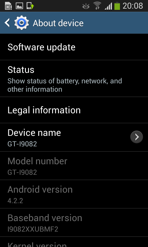 android jb 4.2.2 on galaxy grand duos