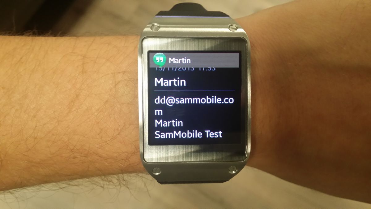 notifications for smartwatch just