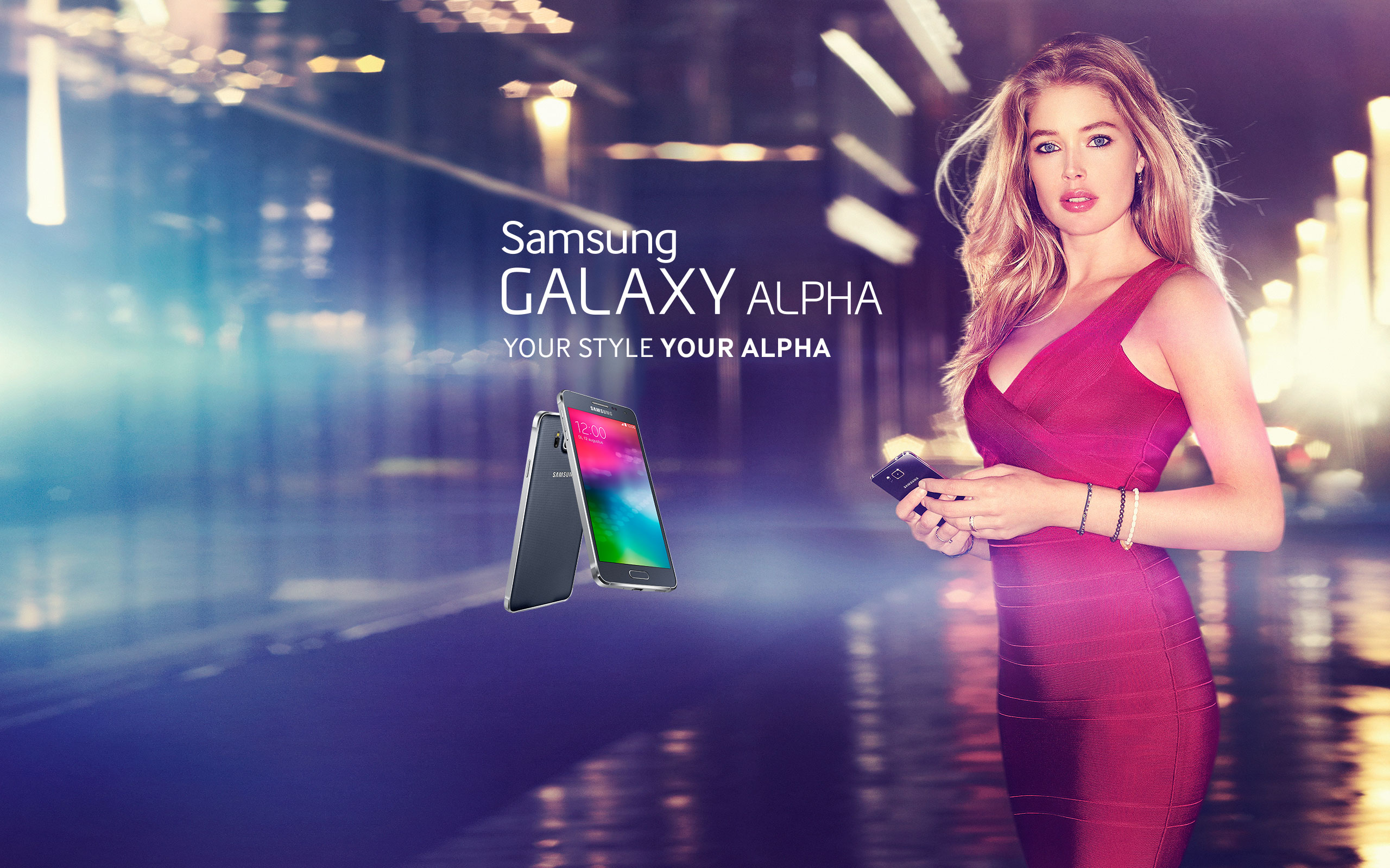 Dutch top model, Doutzen Kroes, stars in Samsung Galaxy Alpha