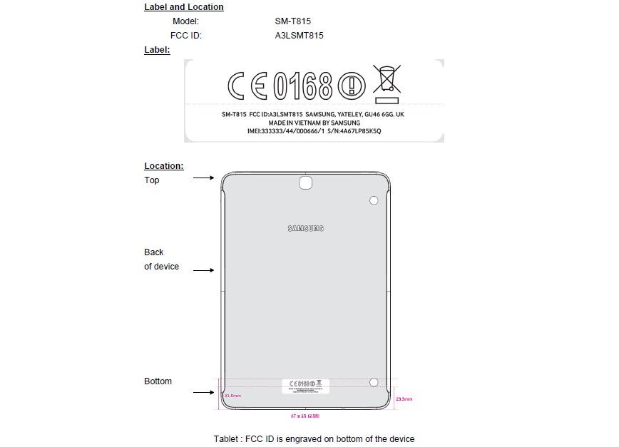 cabbage mate Postman Galaxy Tab S2 9.7 LTE clears the FCC - SamMobile - SamMobile