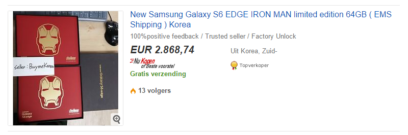 s6 edge iron man edition2   eBay
