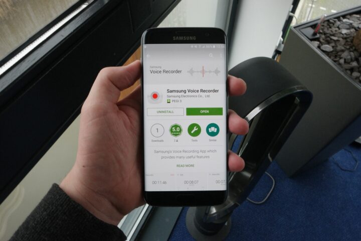 Samsung's voice recording app for the Galaxy S7 is on the ...
