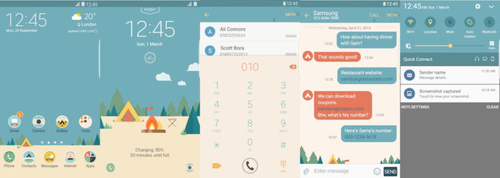 Samsung Galaxy Theme - [V] Camping