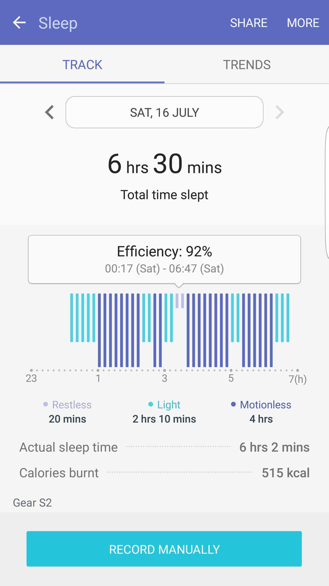 samsung watch sleep tracking