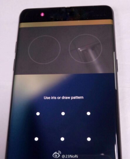 Samsung Galaxy Note 7 Iris Scanning Technology