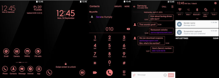 Samsung Galaxy Theme - [Aire] Save Pink