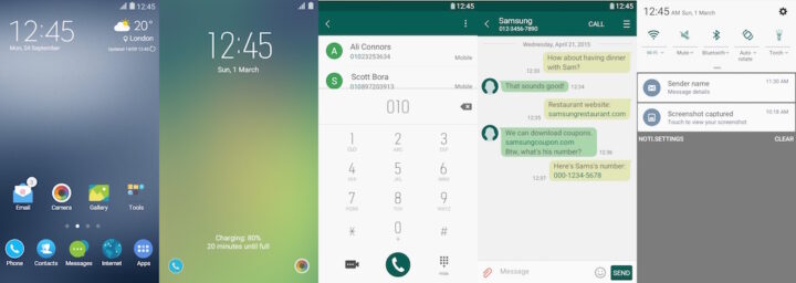 Samsung Galaxy Theme - MossUI