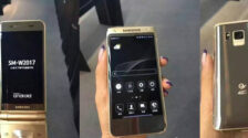 Live images of the Samsung SM-W2017 high-end flip phone spotted