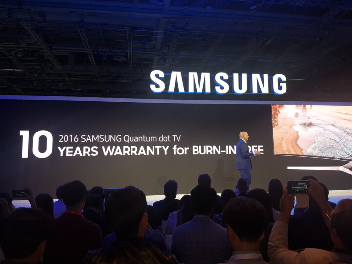 Samsung will now provide 10year burnin warranty for its Quantum dot