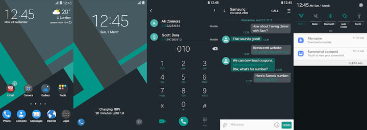 Samsung Galaxy Theme - [Kendi] Darky