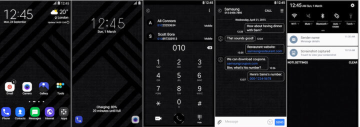 Samsung Galaxy Theme - [Soni] Black UI