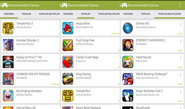 Games on Google: Free to Play