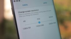 Is Samsung now making up for smaller batteries by lowering display resolution?