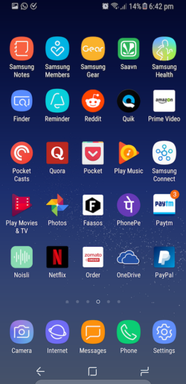Samsung Galaxy S8 Plus - All Apps On Home Screen - 05