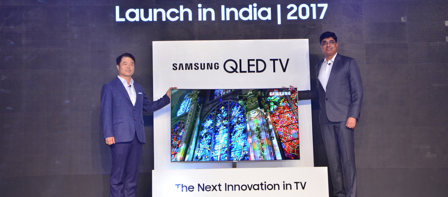 Samsung launches QLED TVs in India, offers a free Galaxy S8+ for