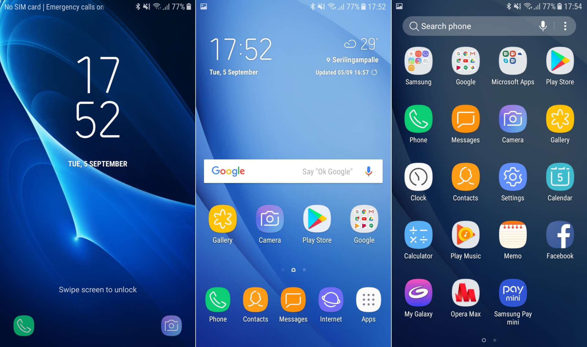 Screenshots Galaxy J5 And Galaxy J7 2016 Nougat With Samsung