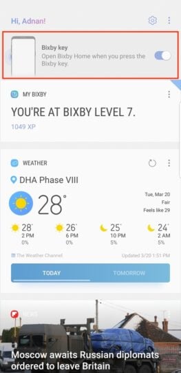 How to disable Bixby on Galaxy S9