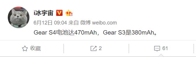 Gear S4 battery might be bigger than its predecessor's