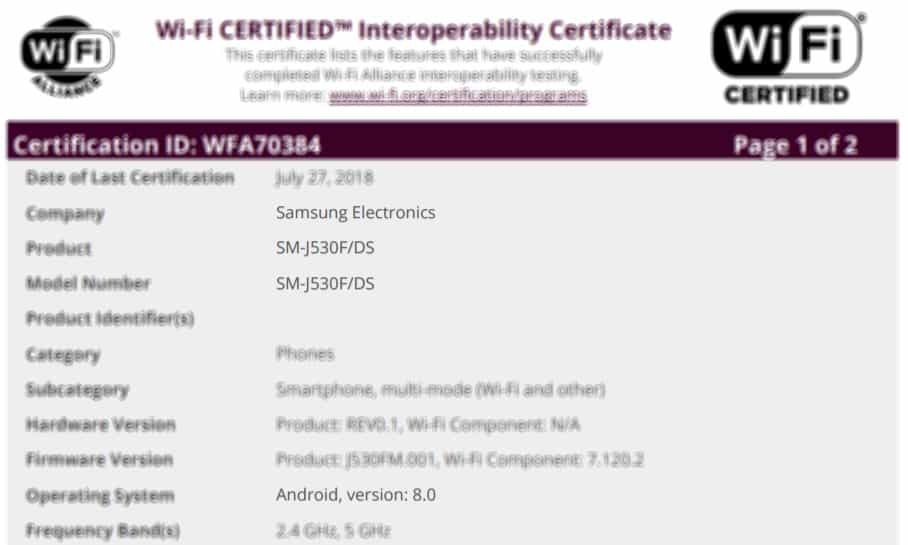 Galaxy J5 17 Oreo Update May Be Based On Android 8 0 Not 8 1 Sammobile