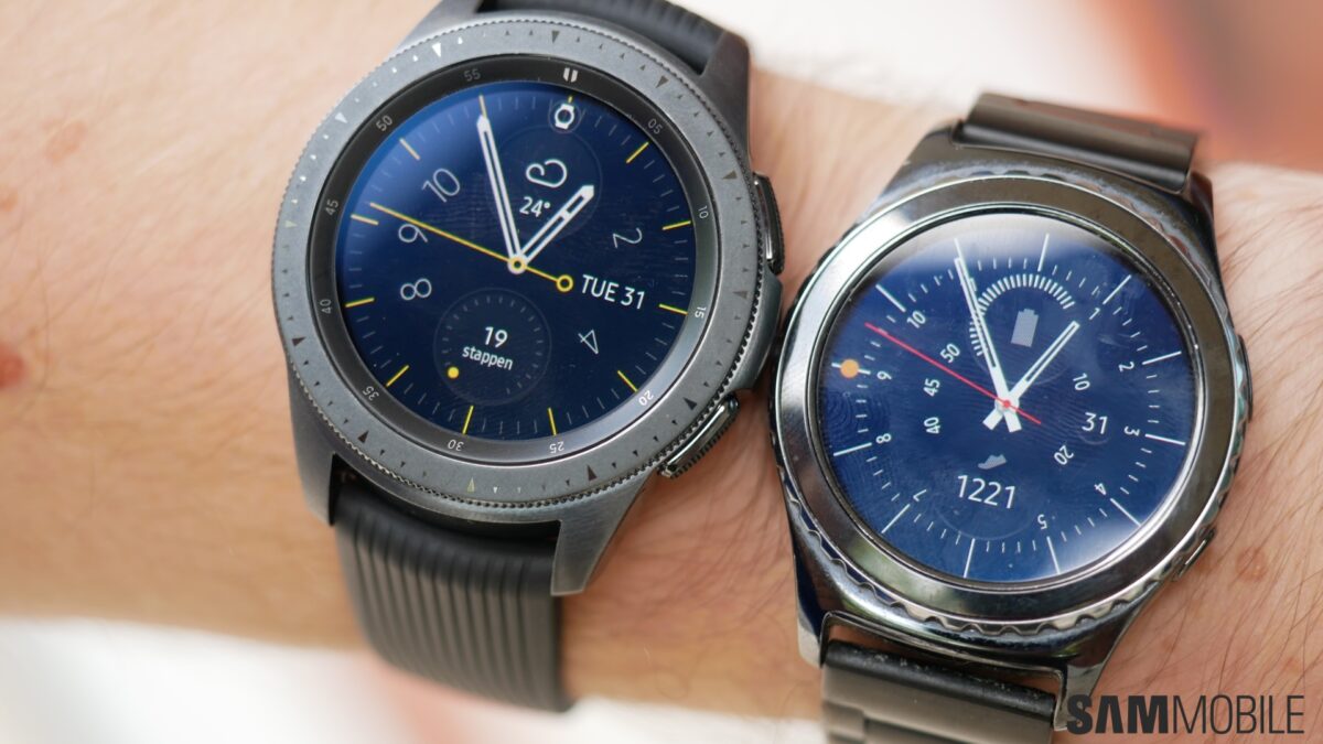 Samsung Galaxy Watch vs Samsung Gear S2 in pictures - SamMobile