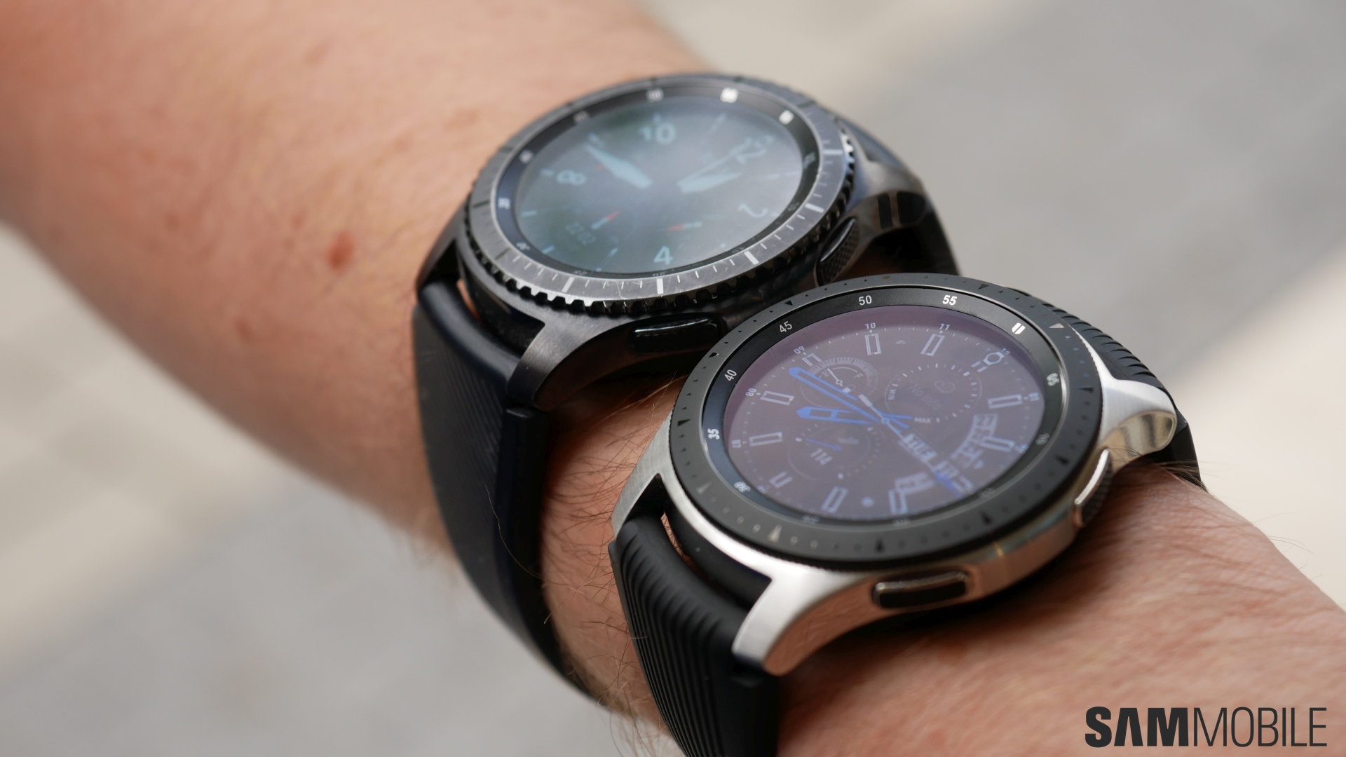 Samsung Galaxy Watch vs Gear S3 in pictures  SamMobile