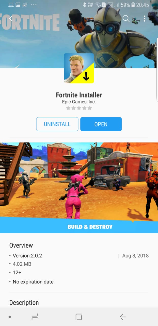 Fortnite for Android already available for Galaxy S7 and ... - 622 x 1280 jpeg 79kB