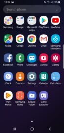 Galaxy S9 Android Pie screenshots