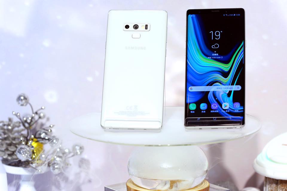 Galaxy Note 9 in white color officially launched by Samsung Taiwan 