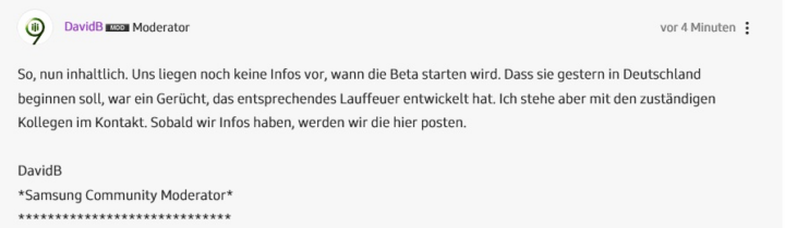 samsung germany android pie beta denial