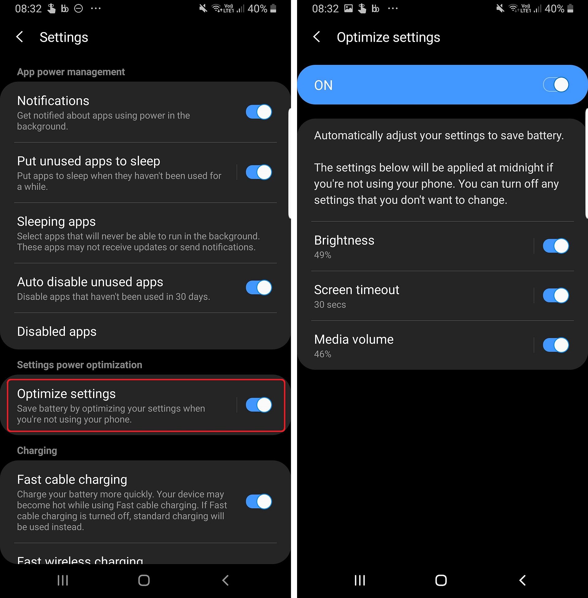 android pie optimize settings 3