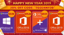 [Sponsored] Software New Year 2019 Promotion: Windows 10 Pro $11.19, Office 2016 Pro $25.34