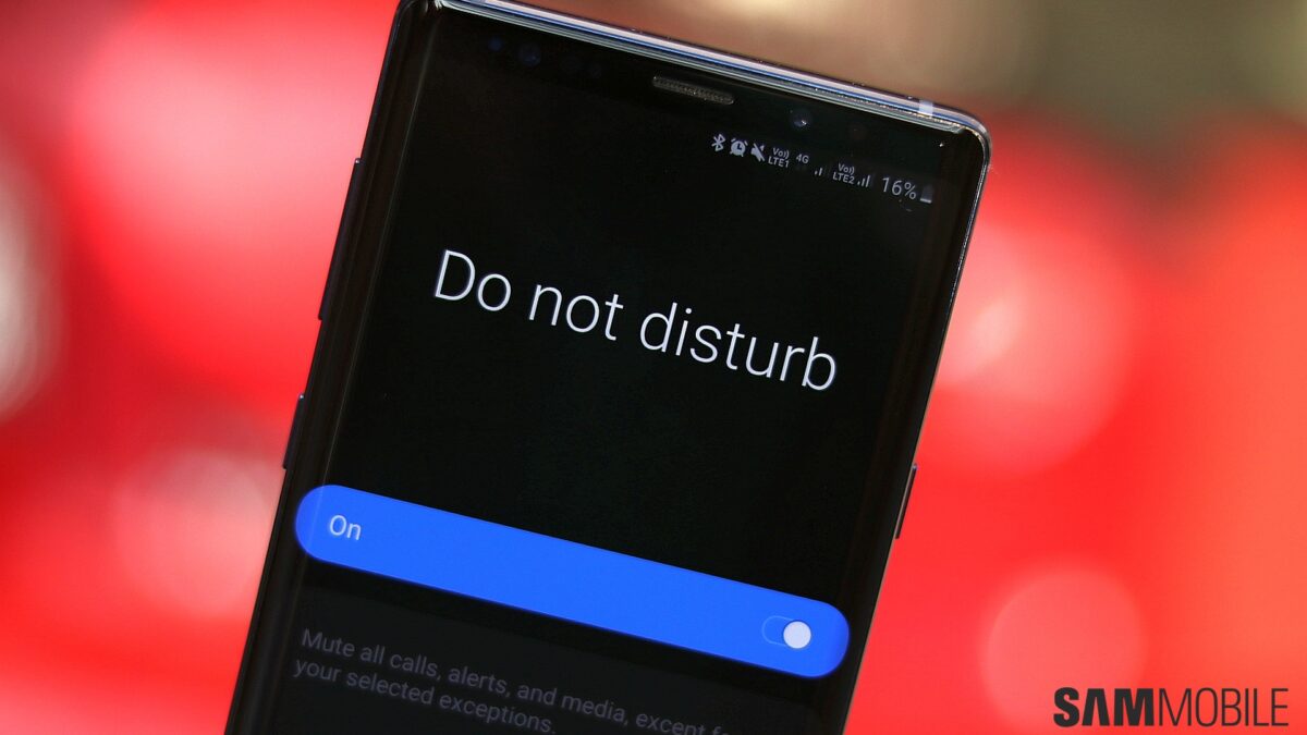 One UI lets you completely mute media volume in do not disturb mode SamMobile