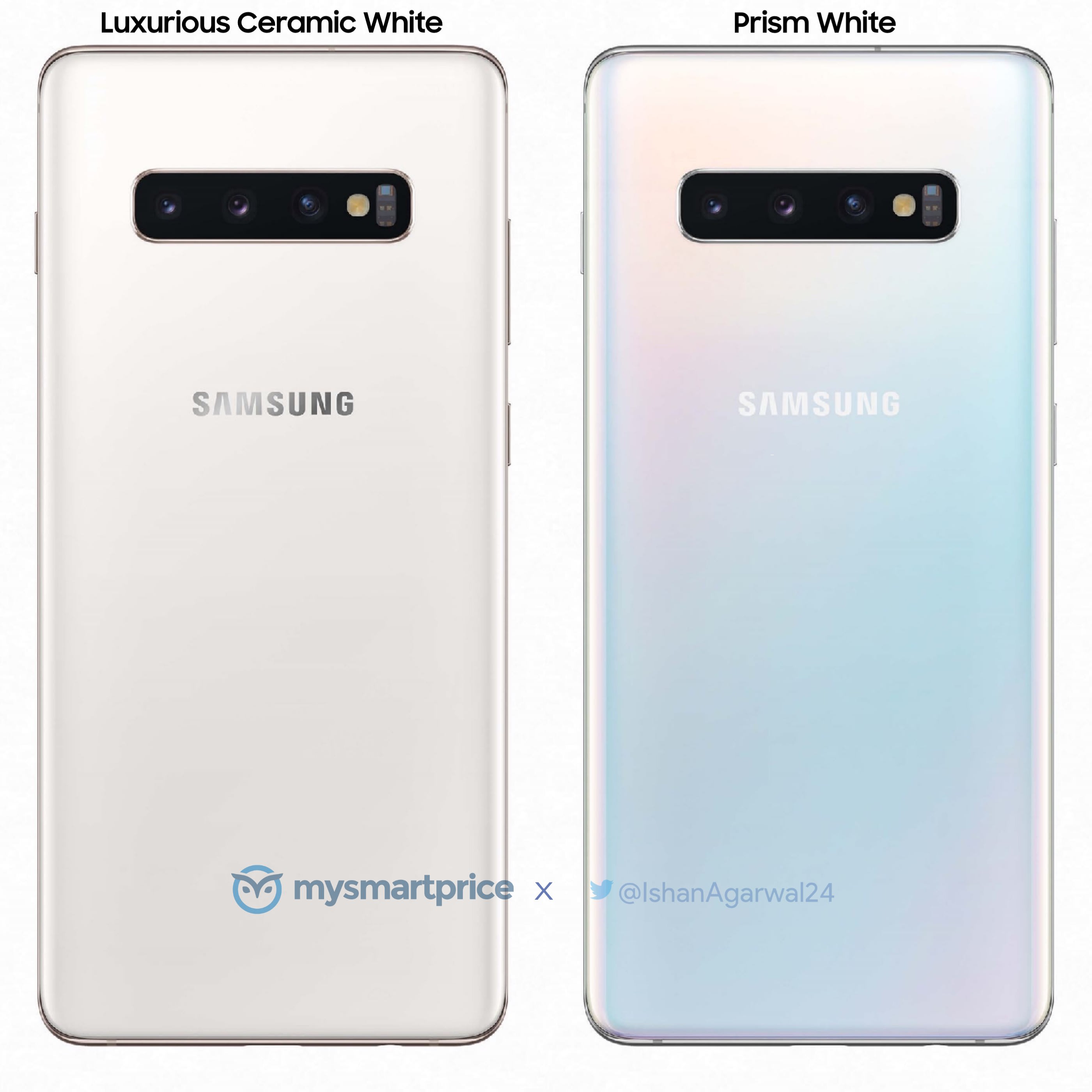 Galaxy S10 In Luxurious Ceramic White Revealed In Leaked Render