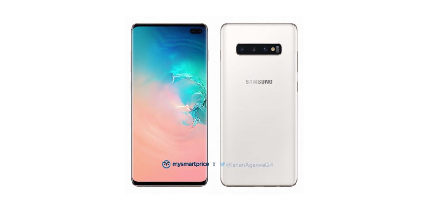 Galaxy S10 In Luxurious Ceramic White Revealed In Leaked Render