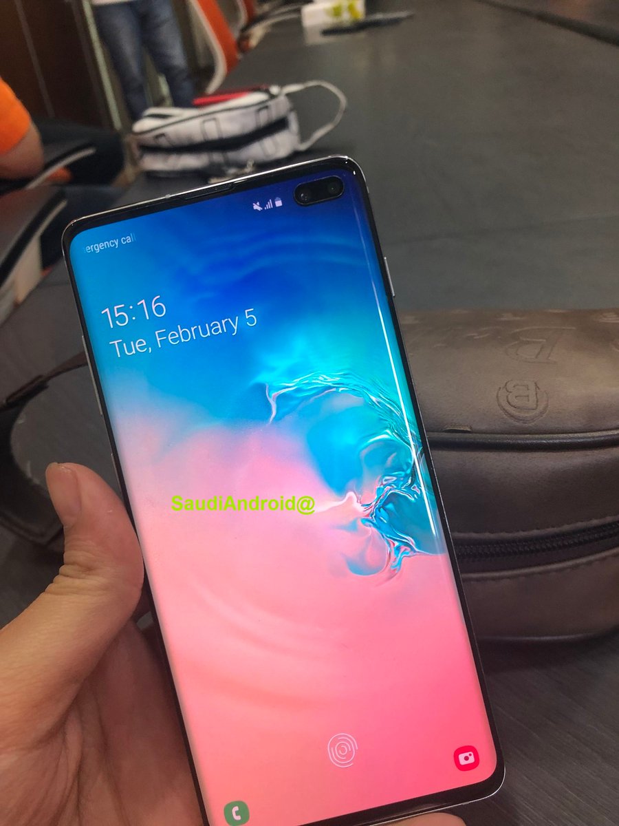 These Galaxy S10 live images confirm indisplay fingerprint sensor   SamMobile