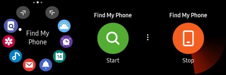 Can my Galaxy Watch find my phone