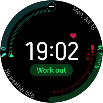 galaxy watch active watch faces