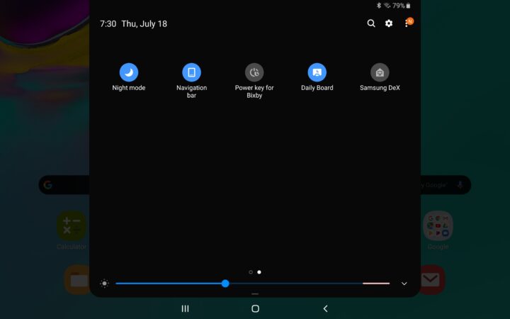 Galaxy Tab S5e bixby voice