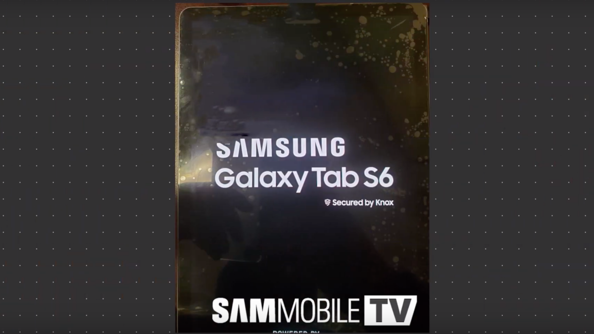 Galaxy Tab S6 battery capacity is lower than its predecessor SamMobile