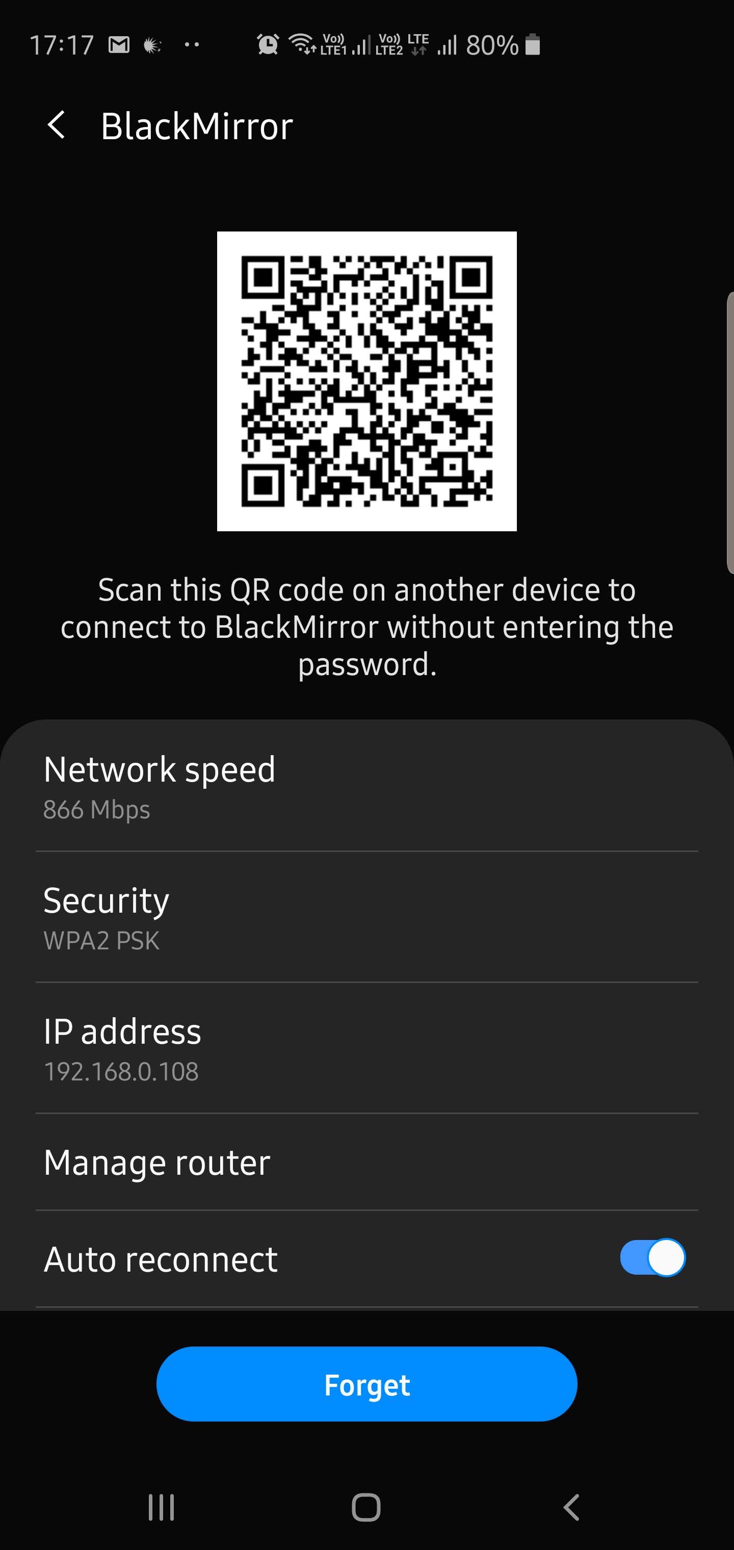 How To Share Wi Fi Networks Using Qr Code On One Ui Android Pie Sammobile